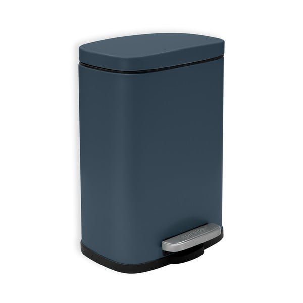 Стоманено кошче за боклук с педал в петролен цвят 5 l   Akira – Spirella
