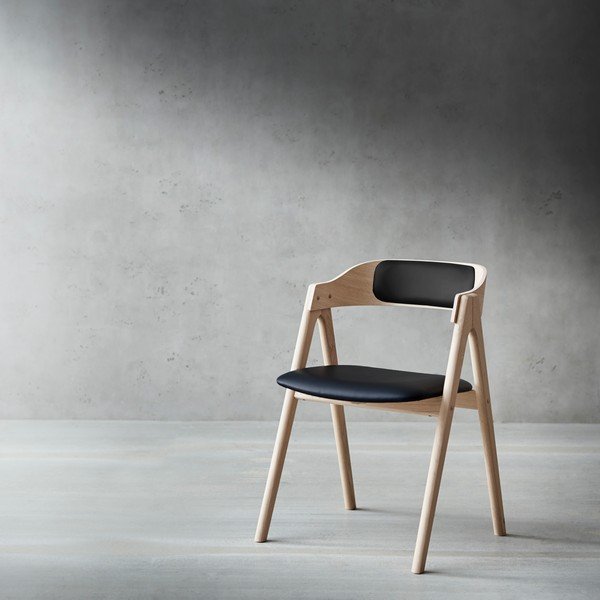 Трапезен  стол от естествена кожа Mette - Hammel Furniture-image-1