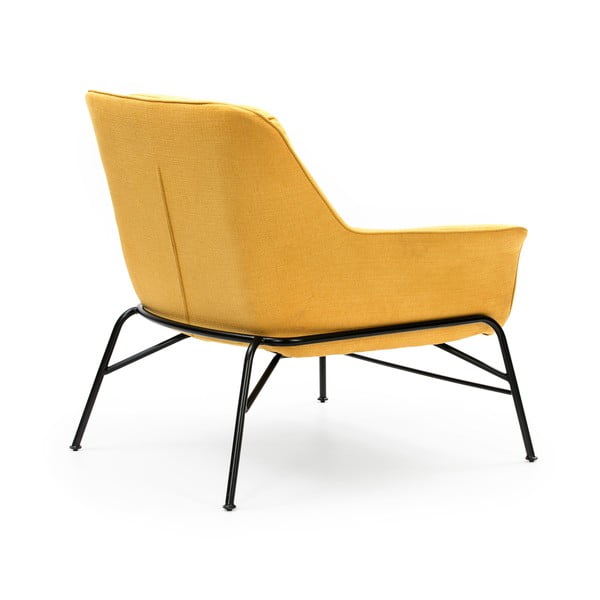 Жълт фотьойл Sadira - Teulat-image-4