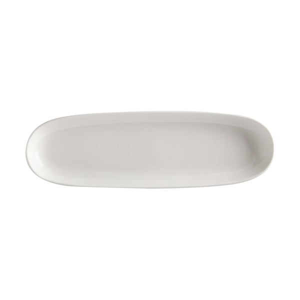 Бяла порцеланова чиния за сервиране Basic, 40 x 12,5 cm - Maxwell & Williams