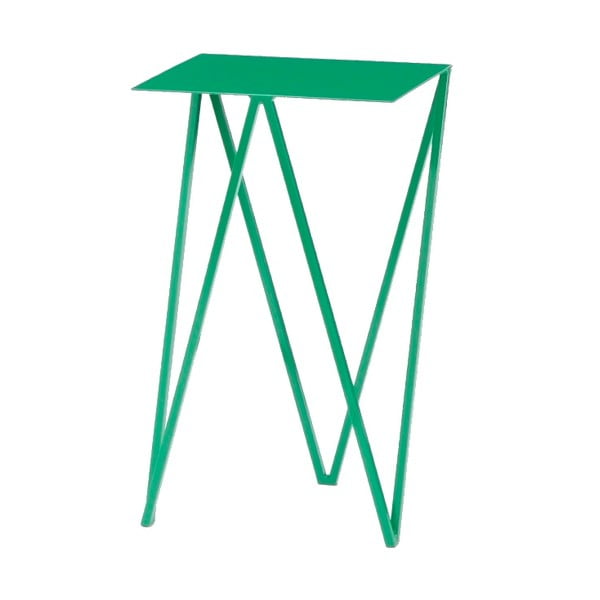 Zelený odkládací stolek &New Twin