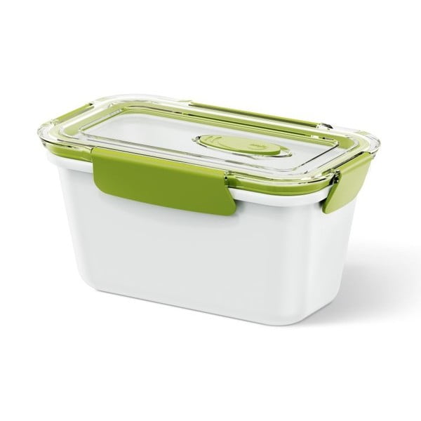 Box na jídlo Bento Box white/green, 0,9 l