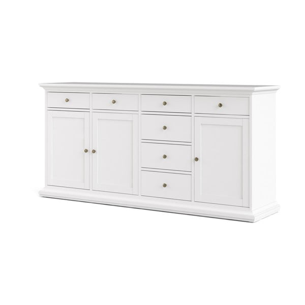 Бял нисък скрин 189x92 cm Paris – Tvilum-image-2