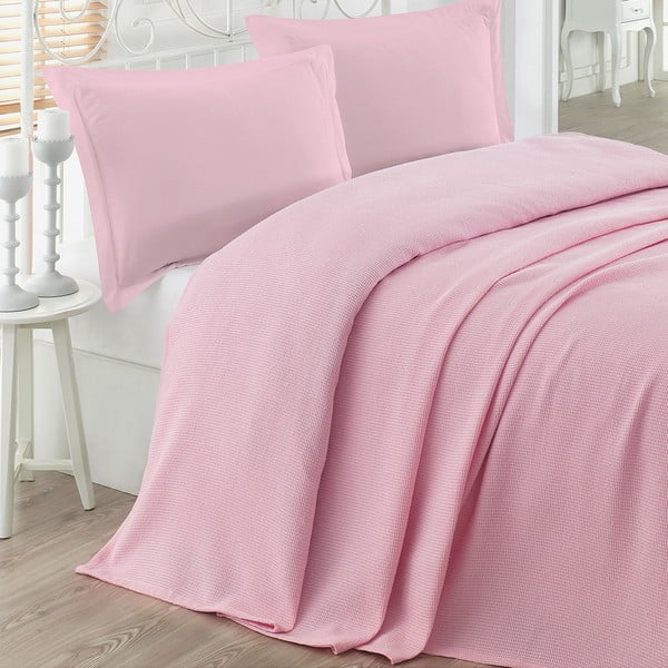 Přehoz přes postel Petek Pink, 200 x 230 cm