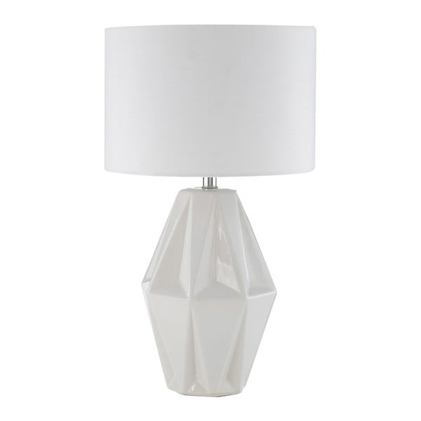 Настолна лампа с бял абажур Jenna - Premier Housewares