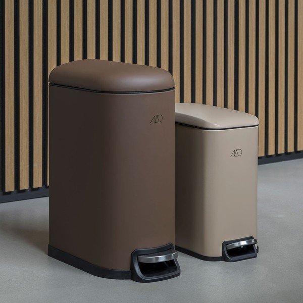 Бежово метално кошче за боклук с педал 5 l Wendy – Mette Ditmer Denmark-image-2