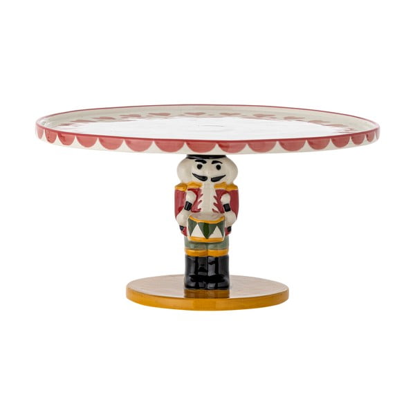 Глинена стойка за десерти с коледен мотив Jolly – Bloomingville