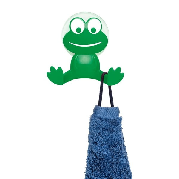 Зелена кука за стена Frog - Wenko-image-3