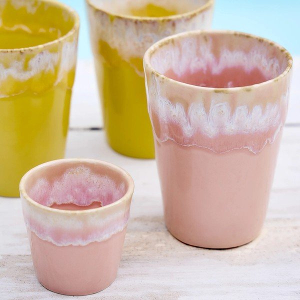 Розова чаша за еспресо от фаянс Grespresso - Costa Nova-image-3