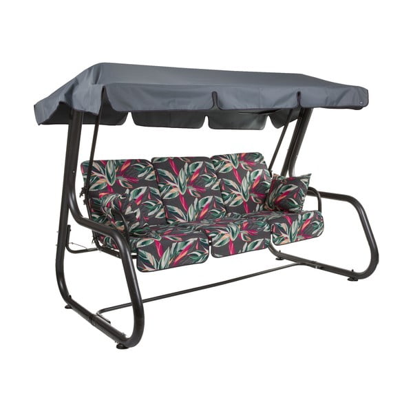 Тъмносива градинска люлка метална Rimini – Dajar-image-2