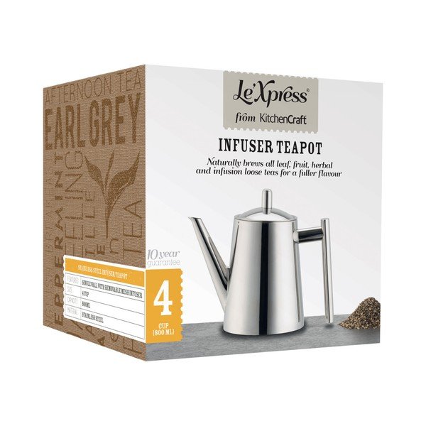 Čajová konvice Le’Xpress Stainless Steel, 800 ml-image-1
