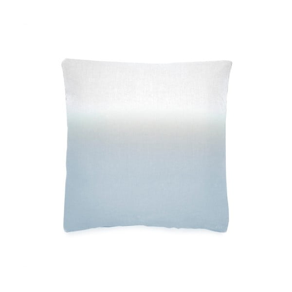 Светлосиня и бяла калъфка за възглавница от памучен перкал L'Officiel Interiirs, 60 x 60 cm - L'Officiel Interiors