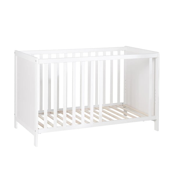 Бяло детско креватче 60x120 cm с балдахин Stars Gray – Roba-image-4