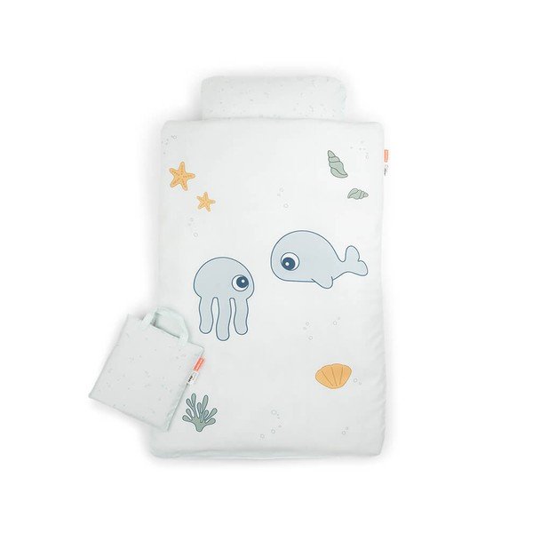 Памучно детско спално бельо с покривка за легло 140x100 cm Jelly & Wally - Done by Deer