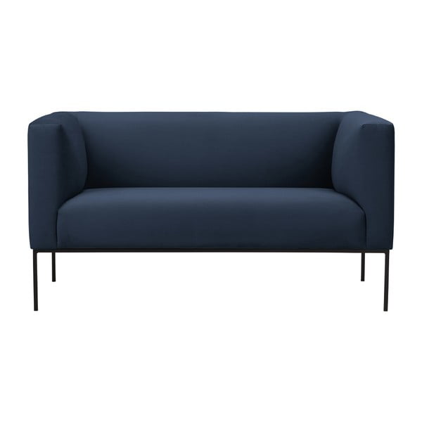 Tmavě modrá dvojmístná pohovka Windsor & Co Sofas Neptune