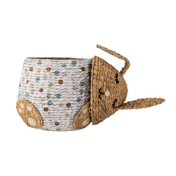Детска кошница за играчки от воден зюмбюл ø 35x60 cm Villja – Bloomingville Mini-image-3