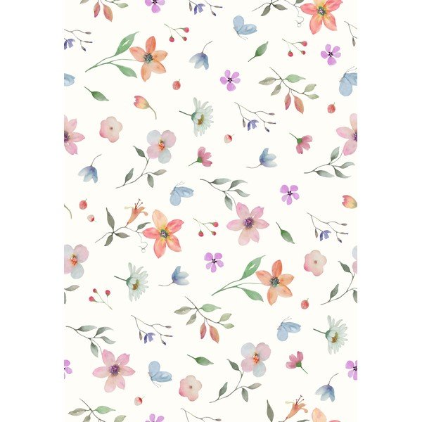 Килим подходящ за пране 80x150 cm Floral – Vitaus