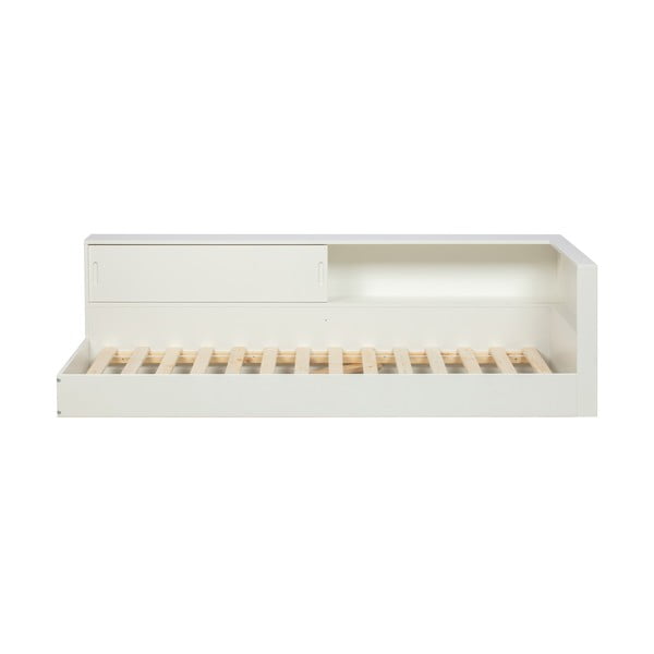 Бяло единично легло от борова дървесина, 90 x 200 cm Connect - WOOOD-image-2