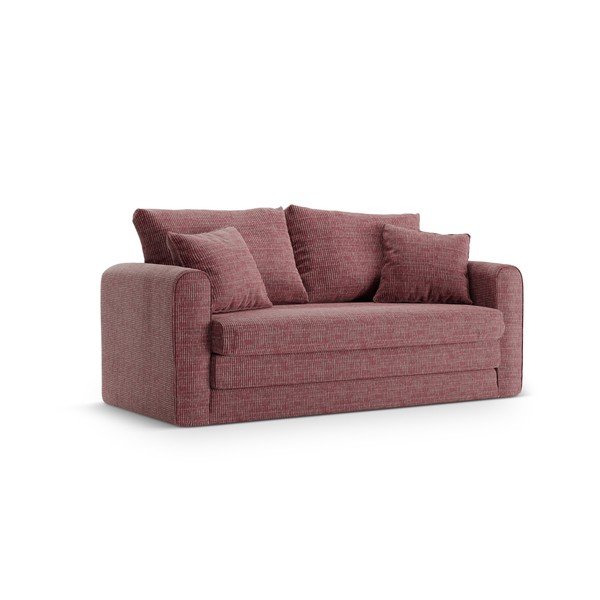 Тъмнорозов сгъваем диван 158 cm Lido – Micadoni 