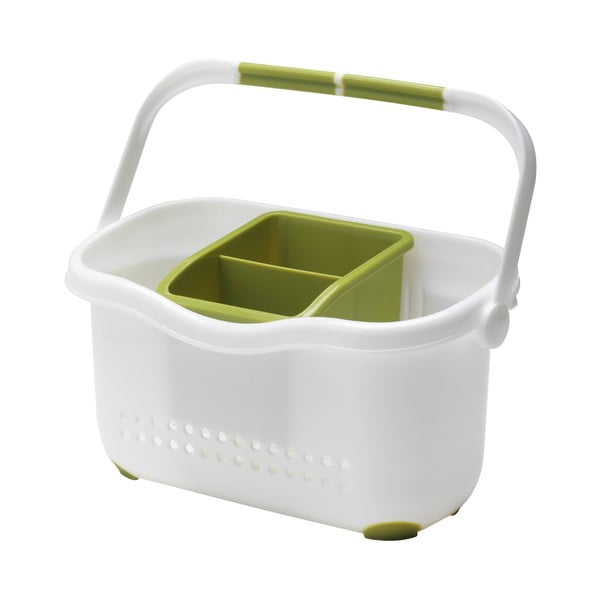 Зелена и бяла кошница за мивка Caddy - Addis