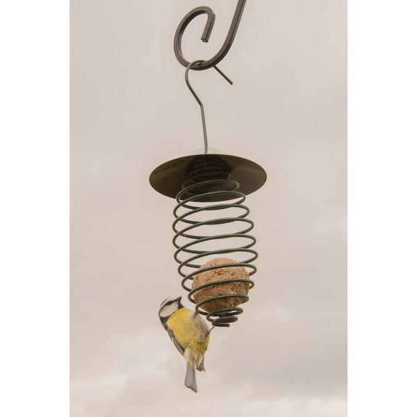 Тъмнозелена метална хранилка с покрив , ⌀ 10,8 cm - Esschert Design-image-4