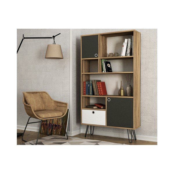 Библиотека в декор от орех Karamel - Tera Home-image-4