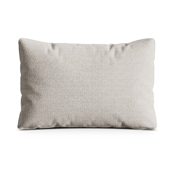 Бежова възглавница за диван от прежда с примки от букле Kemi – Cosmopolitan Design