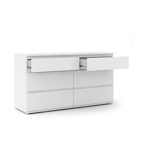 Бял нисък скрин 153x84 cm Nova – Tvilum-image-2