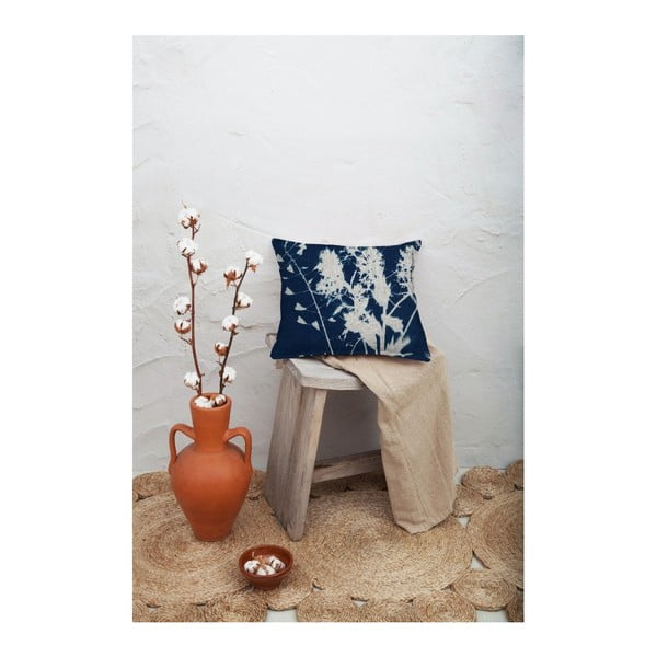 Калъфка за възглавница "Сини петна", 45 x 45 cm - Really Nice Things-image-1