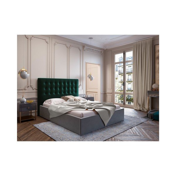Светлозелена табла с кадифено покритие Дивани Windsor & Co Athena, 140 x 120 cm - Cosmopolitan Design-image-2