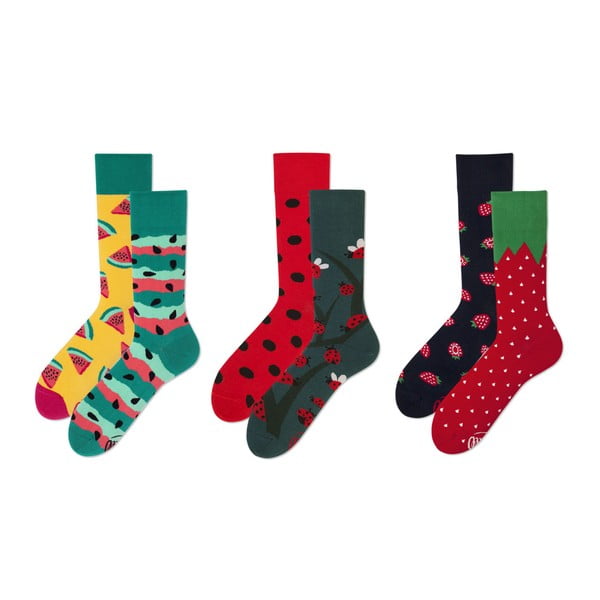 Комплект от 3 чифта чорапи Fruitbowl, размер 43-46 - Many Mornings