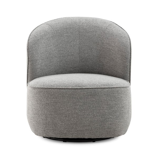 Светлосиво въртящо се кресло Edna – MOME-image-1
