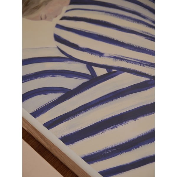Постер 50x70 cm Blue Stripe at Concorde – Sofia Lind – The Poster Club-image-2