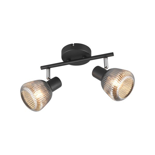 Черен прожектор ø 10 cm Tarifa – Trio-image-1