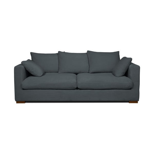 Сив велурен диван 220 cm Comfy - Scandic