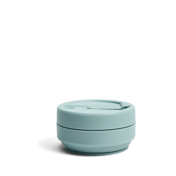 Светлосиня сгъваема чаша за пътуване Pocket, 355 ml Pocket Cup - Stojo-image-1