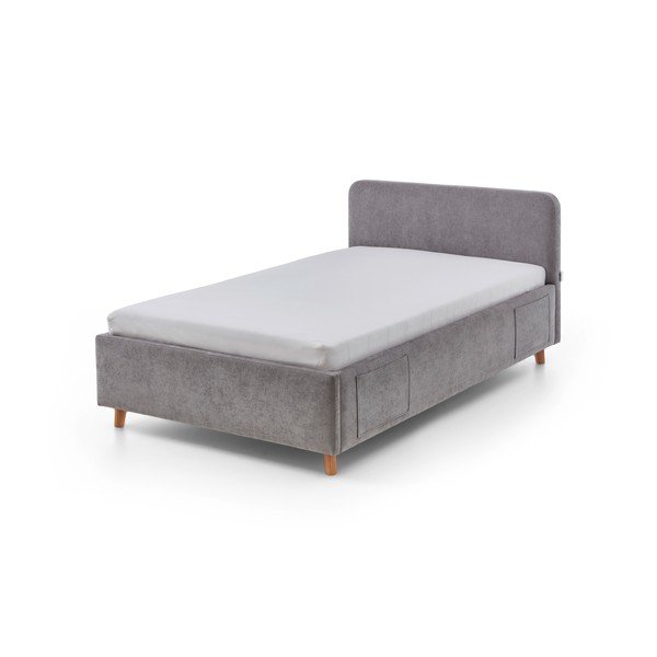 Сиво детско легло 120x200 cm без ламелно дъно Cosy – Meise Möbel-image-4