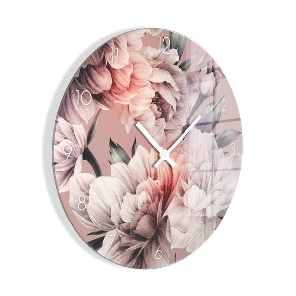 Стъклен стенен часовник ø 30 cm - Styler-image-3