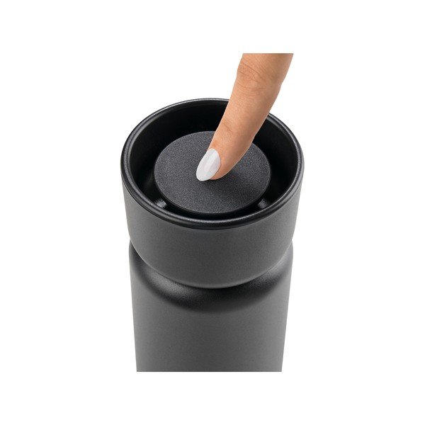 Черна термочаша от неръждаема стомана 400 ml Singles – Zone-image-3