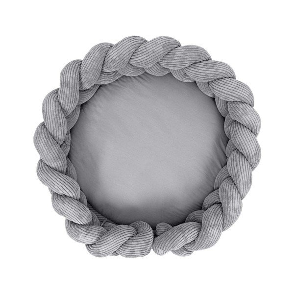 Сиво гнездо за бебе 100x100 cm – Meowbaby