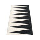 Черно-бяла пътека за открито и закрито 70x150 cm Vivi Black – Pappelina