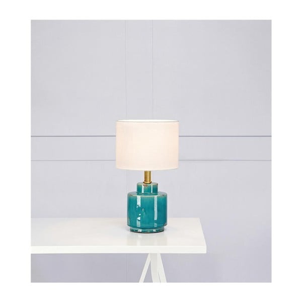 Синя и бяла настолна лампа Cous - Markslöjd-image-2