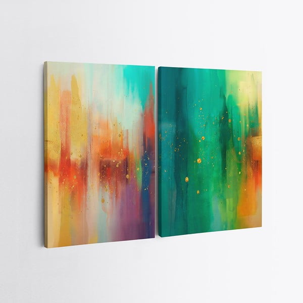 Картини в комплект от 2 бр. 50x70 cm Splash – Wallity-image-2