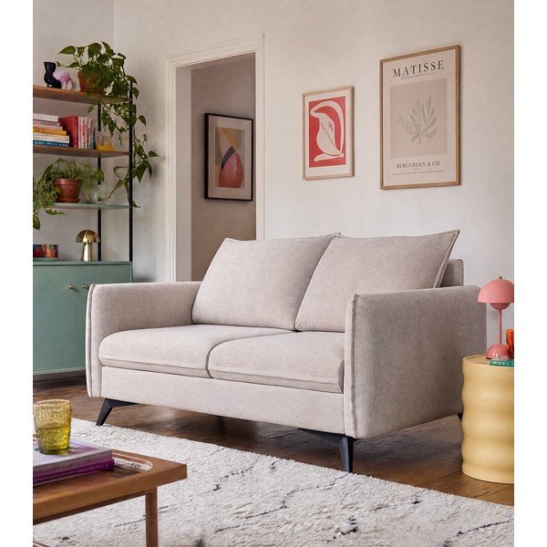 Бежов диван 138 cm Juli Bis – Ropez-image-1