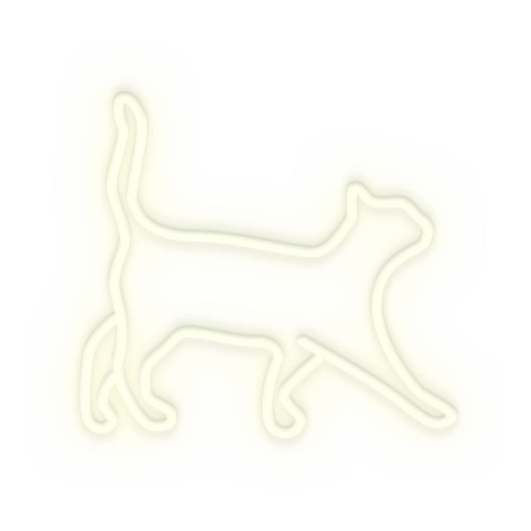 Бяла стенна лампа , 40 x 37 cm Cat - Candy Shock-image-1