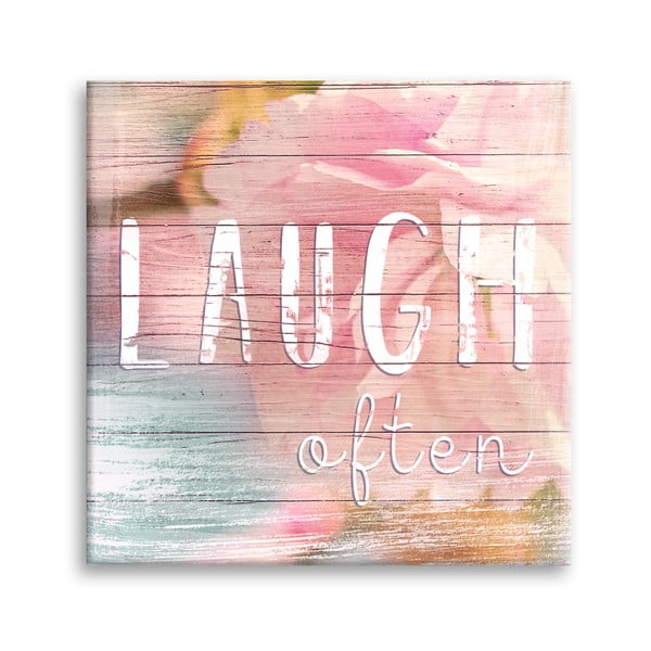 Картина върху платно Dreams Laugh, 32 x 32 cm Laught - Styler