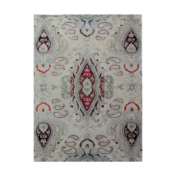 Бежов ръчно тъкан персийски килим Fusion, 200 x 290 cm - Flair Rugs