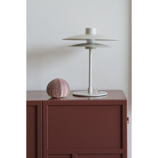 Бежова метална настолна лампа (височина 32 cm) Wubbo – White Label-image-2