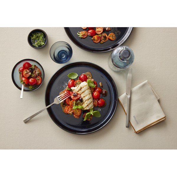 Стоманен прибори за хранене 16 бр. в матово сребрист цвят – Bitz-image-1