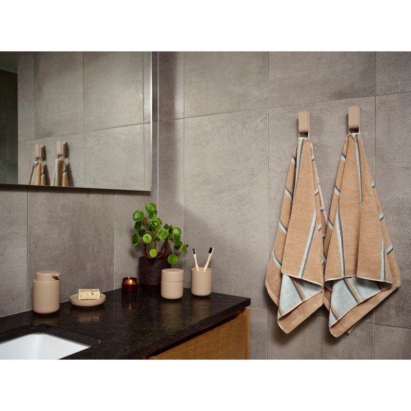 Бежов глинен органайзер за баня за памучни тампони Ume – Zone-image-3